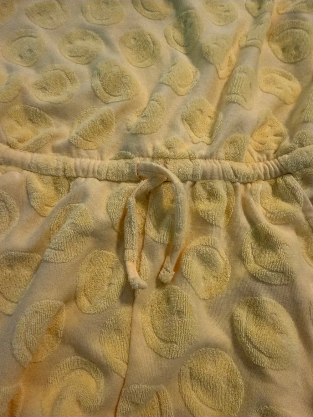 Old Navy Kids Yellow Terry Romper - Soft Polka Dot Design 10/12